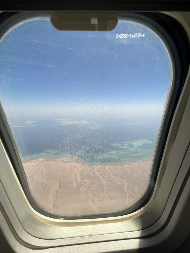 Aerial View | Cairo to Hurghada | Egyptair