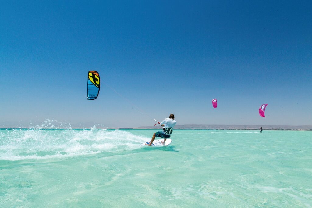 kite surfing, kitesurfing, sea-3857693.jpg