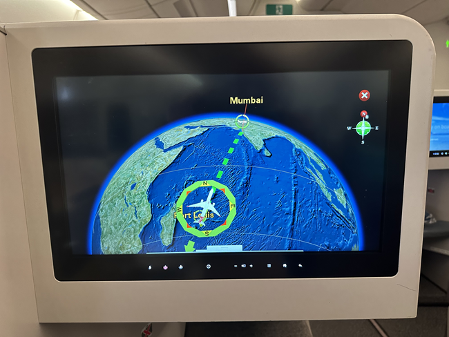 Air Mauritius | A350-900 | Business Class | Route Map