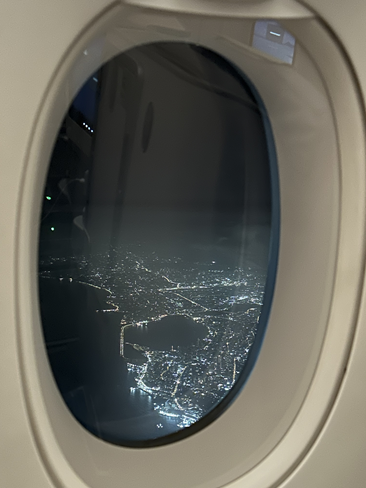 Air Mauritius | A350-900 | Business Class | View from Above (Mumbai)