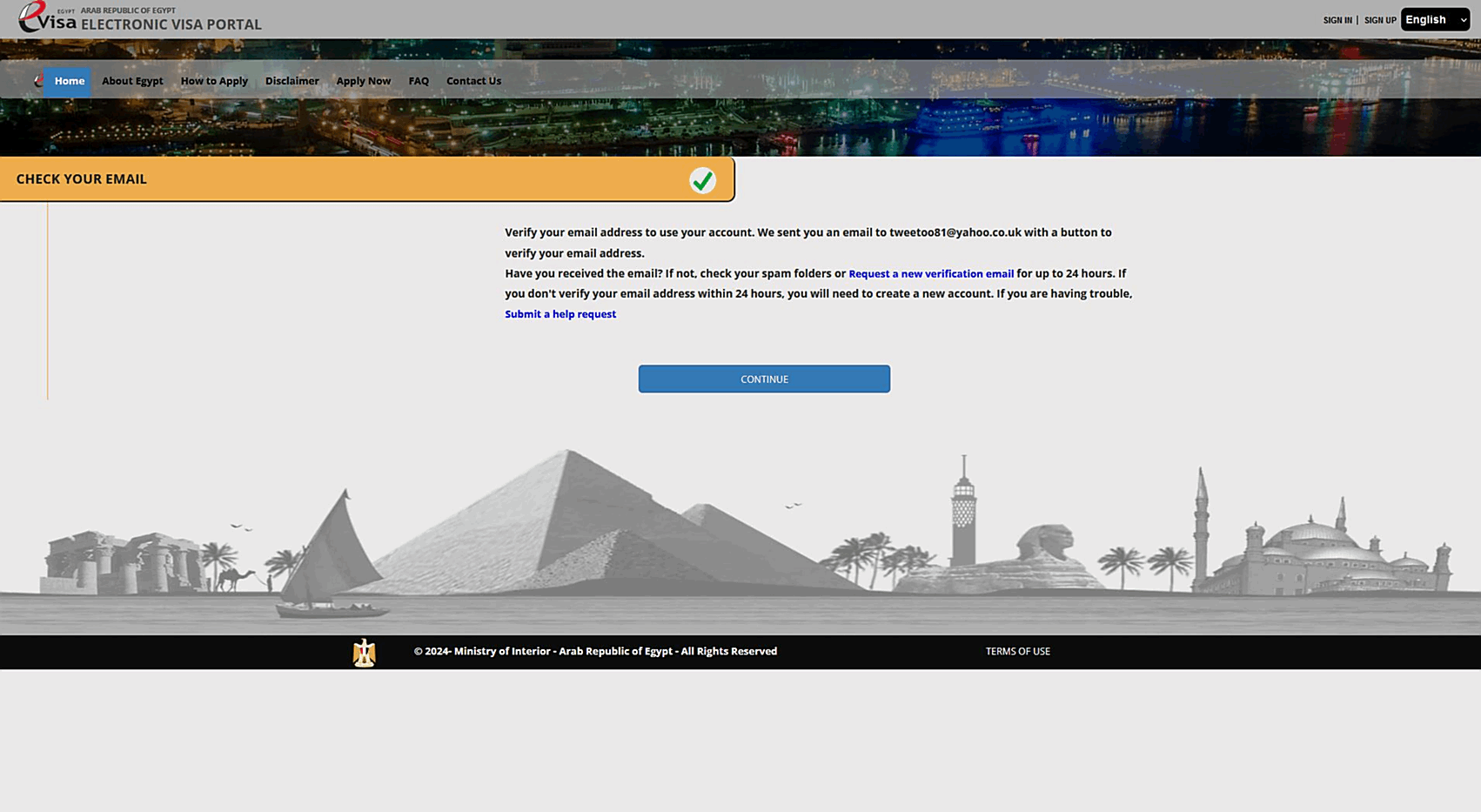 e-Visa Application | Egypt | STEP 2 (*Disclaimer)