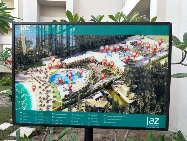 Hotel Map | Jaz Casa Del Mar Beach | Hurghada