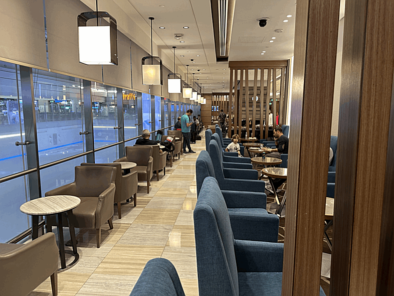 Dubai Airport | Ahlan Business Class Lounge | Seating Area