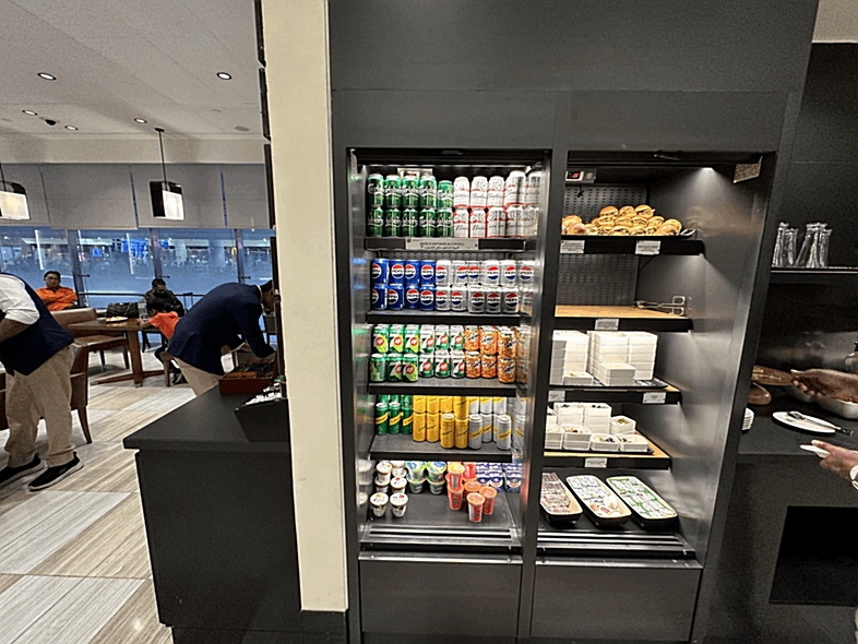 Dubai Airport | Ahlan Business Class Lounge | Food & Beverages