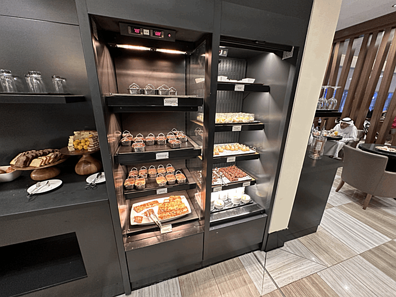 Dubai Airport | Ahlan Business Class Lounge | Food