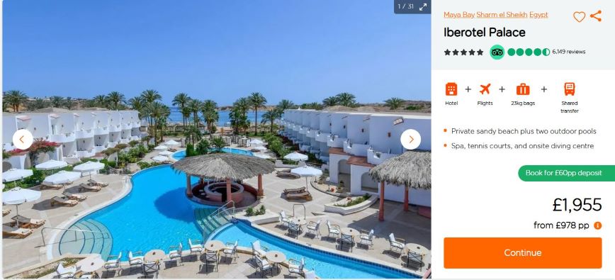 Easyjet Package | Sharm El Sheikh | June 2025