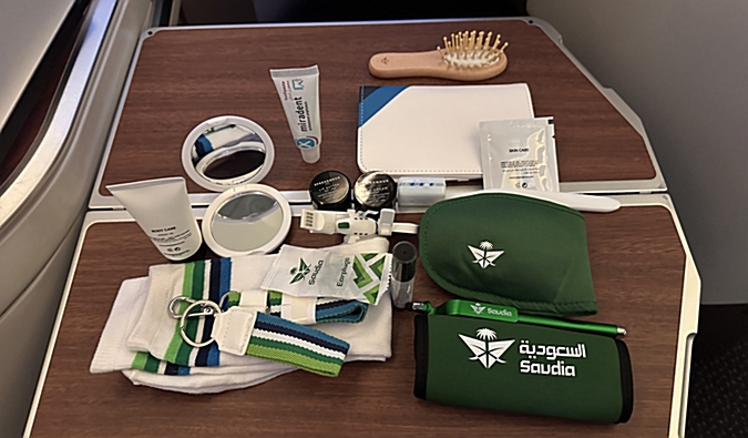 Saudia Business Class 787-10 Amenity Kit