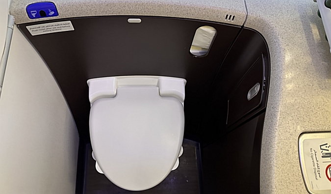 Saudia Business Class 787-10 Bathroom