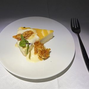 Saudia Business Class 787-10 Dinner