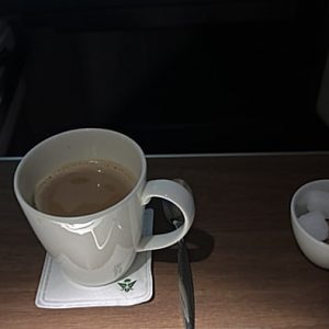 Saudia Business Class 787-10 Karak Chai