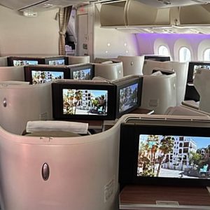 Saudia Business Class Cabin 787-10
